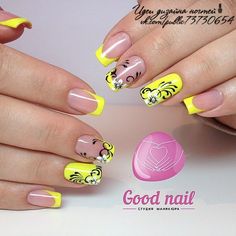 Идеи дизайна ногтей - фото,видео,уроки,маникюр! Crown Nail Art, Crown Nails, Nail French, Tapered Square Nails, Merry Christmas Gif, Summer Nails Colors, Easy Nail Art, Square Nails, Green Nails