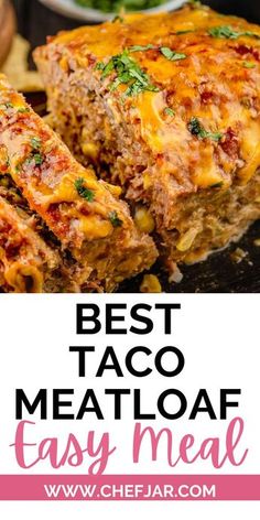 the best taco meatloaf easy meal