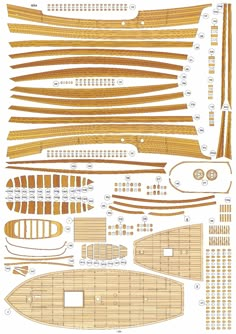 the plans for a wooden boat