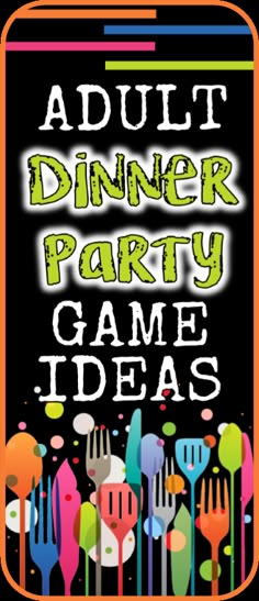 an adult dinner party game with forks and spoons