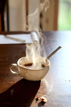 sweetnovember19: ☆ follow for more like this ☆ Steaming Cup, Tea Break, Coffee Cafe, Coffee Love, Coffee Addict, Cup Of Coffee, Coffee Break, Coffee Time