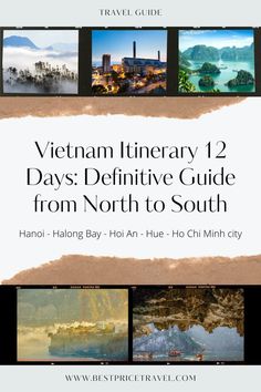 Vietnam Itinerary 12 Days: Definitive Guide from North to South | Indochina discovery tour Cat Ba Island, Asia Trip, Travel Vietnam, Vietnam Tours