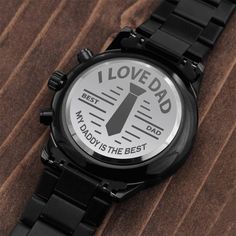 Men's Luxury Watches, Engraved Watch, I Love My Dad, Gift For Father, Luxury Watches For Men, Men's Watch, Gifts For Father, Luxury Watches, A Good Man