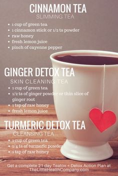 Ginger Detox, Detox Tea Recipe, Magia Das Ervas, Cinnamon Tea, Resep Diet, Healthy Teas, Diet Snacks, Healthy Detox, Health Drink