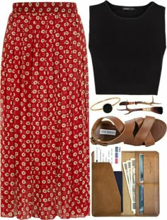 ♡ριитєяєѕт: яуℓєєкιχ♡ Skirt Diy, Estilo Hippie, Cooler Look, Skirt Midi, Minimal Chic, Festival Looks, Maxi Skirts, Boho Maxi Dress, Mode Inspiration