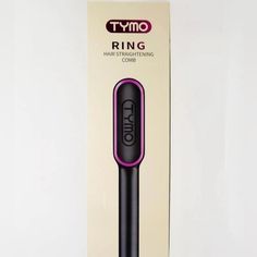 New In Box* - Tymo Ring Hair Straightener Comb & Straightening Brush For Shine Enhancing, Hair Styling Features: Comb And Flat Iron In One - It Combines A Comb & Flat Hair Iron In One To Deliver Super Straight Hairstyles In A Single Pass, Making Hair Styling Easier And More Efficient Than A Flat Iron Hair Straightener. 5 Heat Settings For Different Hair Types, Heating Up In 20 Seconds! What’s Included - The Straightener Comb Comes With 1x Detangling Brush, 2x Clips, 1x Heatproof Glove And 1x Bag Hair Straightener Comb, Flat Iron Hair, Hair Straighteners Flat Irons, Iron Hair, Travel Hairstyles, Different Hair Types, Making Hair, Detangling Brush, Flat Hair