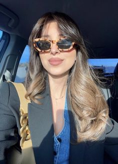 Long Hair Inspo, Brown Long Hair, Makeup Looks Everyday, Long Brown Hair, Mirrored Sunglasses Women, Hot Summer, Hair Inspo, The Hamptons, Balayage