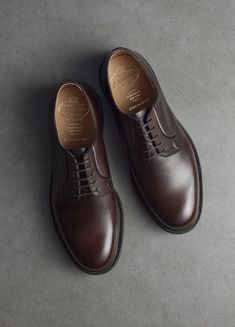 Absolute elegance. The Shannon lace-up is a refined Derby that’s excellent for the office. Finished with hand-sewn details and now available in rich Ebony, a deep shade of brown perfectly applied by hand for nuances in tone. #churchsshoes