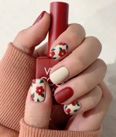 Christmas Gel Nails, Nail Designs Valentines, Minimal Nails, Casual Nails, Spring Nail, Manicure E Pedicure, Valentine's Day Nails