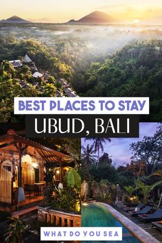 the best places to stay in ubud, bali