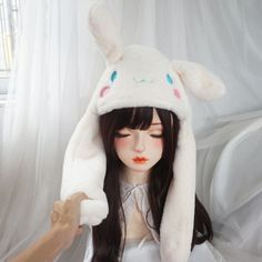 Vendor: Egirldoll Type: Price: 35.99 Cinammon Angel Lovely Kfashion Popular Hat ON288 Casual Winter Hat With Ears, Casual One Size Hats With Ears, Casual White Bonnet One Size, Casual White One-size Bonnet, Casual Mini Hat For Winter, Casual One-size Mini Hat For Winter, Casual Winter Mini Hat, One Size, Casual Hooded Hats, One Size Fits All, Casual Hooded Hat, One Size