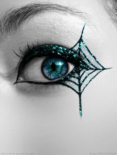 Halloween Eyes, Face Painting Halloween, Spider Webs, Fantasias Halloween, Halloween Make Up, Creative Halloween Costumes, Fantasy Makeup, Halloween Make