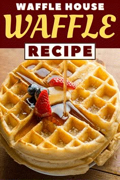 waffle house waffle recipe on a plate