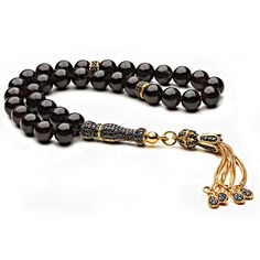 OTTASILVER Black Onyx Tasbih with Silver Imame Luxury Polished Beads Jewelry For Gifts, Luxury Polished Beads Jewelry As Gift, Luxury Polished Beads Jewelry Gift, Luxury Gemstone Beads, Luxury Gemstone Beads Jewelry For Healing, Luxury Healing Gemstone Beads Jewelry, Rain Accessories, Men Rings, Masculine Style