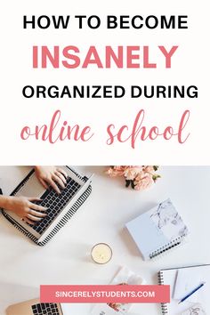 the text how to become insanely organized during online school