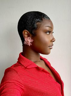 Pixie Cut 4c Hair, 4c Twa Hairstyles, Shaved Natural Hair, Short Twa Hairstyles, Chopped Hair, Short Hair Aesthetic