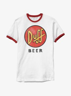 100% CottonWash cold; dry lowImportedListed in men's sizes Simpson Tv, Duff Beer, Simpsons Shirt, Cartoon Man, Christmas Tees, Cartoon Tv, The Simpsons, The Duff, Hot Topic