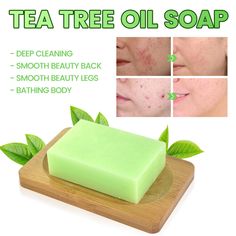 Categories Natural Tea Tree Oil Herbal Soap - Natural and Nourishing Soap For Healthy Skin Description Description: Australian tea tree oil, refreshing and oil control, purifying the skin. Improves oily skin, acne caused by clogged pores, and blackheads. Can effectively improve oily skin problems     Features: 1. Natural tea tree oil is refined and concentrated to gently care for the skin, suitable for all people. 2. Improve skin acne, sunburn, irregular work and rest, and residual cosmetics, which can lead to skin problems. Especially add plant extracts to help promote skin microcirculation and effectively clean the skin. 3. Clean pore dirt, eliminate blackheads and acne, and dredge pores. 4. It is weakly alkaline and suitable for sensitive skin. The nutritional ingredients of plant essen Pores And Blackheads, Tea Tree Oil Soap, Australian Tea Tree Oil, Acne Soap, Essential Oil Soap, Green Tea Face, Oily Skin Acne, Natural Tea, Dark Spots On Face