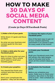 How to make 30 days of Social Media Content Engagement Posts Social Media, Social Media Marketing Planner, Social Media Content Strategy, Social Media Landscape, Social Media Content Planner, Facebook Content, Best Time To Post, Job Advice, Social Media Management Services