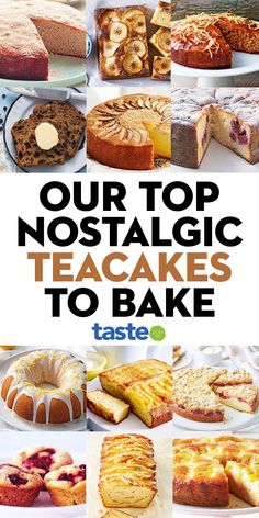 the cover of our top nostalgic teacakes to bake