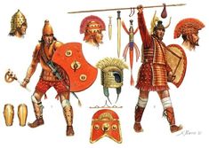 an image of roman soldiers and armor