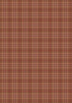 an orange and brown plaid pattern