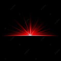 a red light shines brightly in the dark, on a black background with space for text