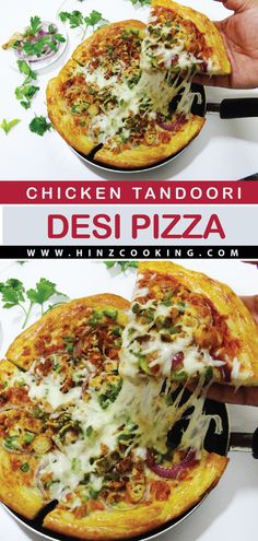 Tandoori Chicken Pizza Spicy Pizza, Pizza Hot, Pizza Ideas, Types Of Pizza, Bbq Pizza, Hot And Spicy, Pizza Recipes Easy