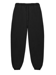 100% COTTON 20 OZ. FLEECE SWEATPANT GARMENT DYED/PRE SHRUNK TRUE TO SIZE/LOOSE FIT SIDE AND BACK POCKET DETAIL AND MATCHING DRAWCORD NO SIDE SEAMS (GREAT FOR SCREENPRINT) MADE IN THE USA. Simple Black Pants Outfit, Joggers Mockup, Black Baggy Sweatpants, Sweatpants Mockup, Black Sweatpants Outfit, Sweatpants Aesthetic, Pants Mockup, Black Cotton Pants, Black Tracksuit