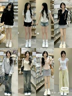 Cute Outfit Ideas Korean Style, Asian Cute Outfits, Outfits For Korea, China Outfits Style, Outfit Ideas Korean Style, Korean Outfits Ideas, Softgirl Outfits, Preppy Chic Outfits, Korean Ootd