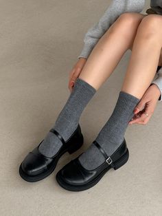 Composition : Artificial LeatherColor : Black Country of Origin : China Tights And Mary Janes, Xmas List, Jane Shoes, Mary Jane Shoes, Ankle Socks, Mary Jane Sneaker, Womens Shoes Sneakers, Mary Janes, Shoes Sneakers