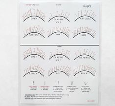 Eye Shape Chart For Lash Extensions, Wispy Mapping Eyelash Extensions, Wet Look Lash Extensions Map, Eyelash Mapping Styles, Wispy Lashes Mapping, Lash Mapping For Different Eye Shapes, Wispy Eyelash Extensions Map, Wispy Hybrid Lash Extensions Mapping, Eyelash Mapping Lash Extensions