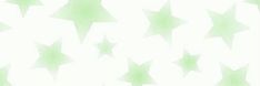 green and white stars on a white background