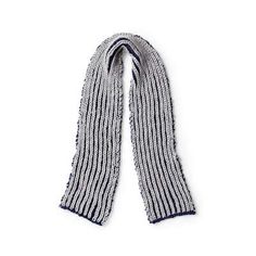 a gray scarf on a white background