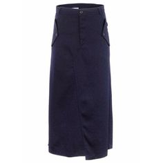 Skirts Comme Des Garçons Navy Asymmetric Maxi Skirt Comme des Garçons Asymmetrical Maxi Skirt, Skirt Asymmetrical, Full Length Skirts, Navy Skirt, Skirt Long, Wool Skirt, Asymmetrical Skirt, Wool Skirts, Comme Des Garcons