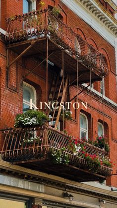 photography of a balcony downtown kingston ontario Kingston Aesthetic, Kingston Ontario Aesthetic, Kings College London Aesthetic, King's College London Aesthetic, Queens University Kingston Aesthetic, Kingston London, University Life Aesthetic Uk, Kingston Canada, Kingston House