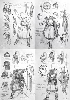 Germanic Women, Types Of Armor, Armor Drawing, Medieval Knights, Women Warriors, Medieval Armor, Fantasy Armor, Armor Concept, 판타지 아트