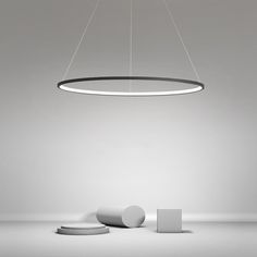 Halo Circle Linear Chandelier Lamps with Remote Control - Dazuma Scandinavian Pendant Lighting, Lights Over Dining Table, Circle Chandelier, Hoop Light, Pendant Lighting Dining Room, Inner Glow, Circle Light, Lining Up, Flush Mount Ceiling Fan