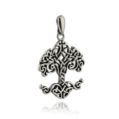 Tree of Life Charm Pendant Details: - Tree of life charm is made of genuine 925 sterling silver - Stamped 925 - Detailed design featuring Celtic triquetra knots - Measures approx 21mm x 18mm - Includes a soldered bailShipping Details:  - All orders are shipped within 1 to 2 business days from California, US - Shipping time frames may become a bit longer as gift-giving holidays approach.  Let us know if something is needed by a certain day and we will do our very best to work with you to get it t Celtic Knot Tree, Celtic Triquetra, Celtic Tree Of Life, Celtic Tree, Tree Of Life Pendant, Celtic Knot, Family Love, Sterling Silver Charm, Silver Charms