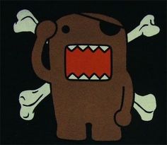 a brown monster with white bones on it's chest and mouth is standing in front of a black background