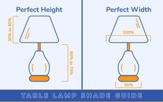 the table lamp shade guide for lamps that are not too bright or dimmery