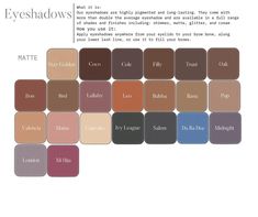 Fast Makeup, Eyeshadow Matte, Lower Lashes, Shop Makeup, Beauty School