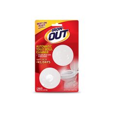 iron - out automatic toilet bowl cleaner tablets