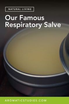 Our Famous Respiratory Salve Homemade Healing Salve, Herbal Salve Recipes, Healing Salve Recipe, Homemade Salve