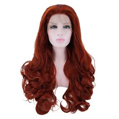 Item Function: 1. Good Quality: Orange Long Body Wave wigs for women with stylish design and outstanding looking. Made of heat resistant synthetic fiber, soft touch and natural looking, just like your own real hair. Wigs for women with very stylish designs and pretty looking, make you more beautiful and confident, you will get tons of compliments with this cute wig. The comfortable wig cap with 2 adjustable straps and 2-3 combs to fix, you can adjust its size to fit your head. good size for most Hairstyles Wig, Cute Wig, Body Wave Lace Front Wigs, Holiday Costumes, Wig Short, Halloween Costume Shop, Costume Themes, Body Wave Wig, Wig Making