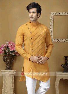 Haldi Outfit Ideas, Man Dress Design, Sherwani For Men Wedding, Boys Kurta Design, Kurta Pajama Men, Groom Dress Men