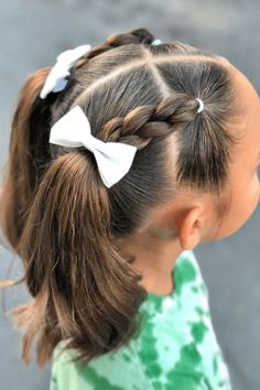 Here are some fun and easy hairstyles for kids that are perfect for various occasions: 1. Messy Bun Gather hair into a high ponytail and twist it into a bun. Secure with an elastic and a few bobby pins. Let some strands fall for a playful look. 2. Braided Pigtails Divide hair into two sections and braid each. You can add ribbons at the ends for a cute touch!