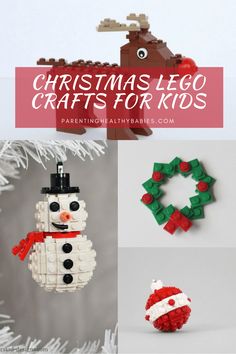 christmas lego crafts for kids to make