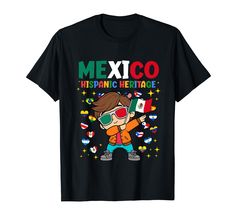 PRICES MAY VARY. Are you a Mexican? This design with a graphic of Mexico flag and latino boy is a great gift idea for a kid on hispanic heritage month. Wear it when going out with your family to show you are proud of your roots. Recommend this tee to friends who are looking for an idea for a boy on Hispanic Heritage Month. Lightweight, Classic fit, Double-needle sleeve and bottom hem Mexican T Shirts, Mexican Flag, Mexico Flag, Family Outings, Heritage Month, Community Events, Branded T Shirts, A Boy, Kids Boys