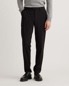 Our Performance Stretch Dress Pants looks like a classic work-appropriate pant, but moves like your favorite activewear. The performance stretch fabric means comfort and flex without giving up the style part. Casual Dress Pants Men, Black Dress Pants Men, Slim Fit Dress Pants, Mens Work Pants, Casual Dress Pants, Stretch Dress Pants, Business Casual Dresses, Mens Dress Pants, Black Dress Pants